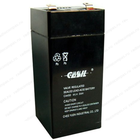 Аккумулятор Pb CASIL 4V 4500 mAh высокий