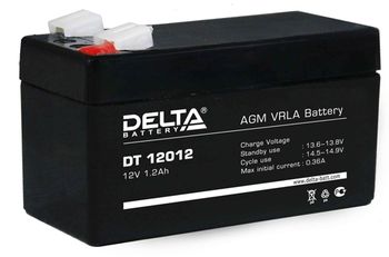 Аккумулятор Pb DELTA 12V 1200 mAh DT 12012