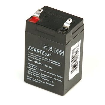 Аккумулятор Pb Robiton 4V 3000 mAh VRLA4-3