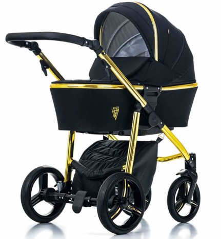 Детская коляска 2 в 1 Venicci Gold Black