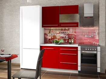 Кухонный гарнитур Ассорти Вишня 1,2м