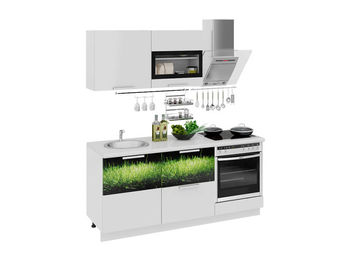 Кухонный гарнитур Фэнтези Белый универс, Грасс 1,8м