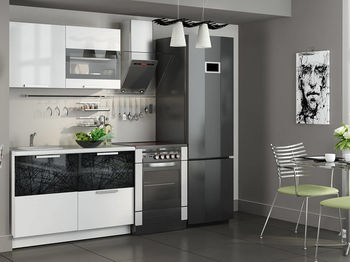 Кухонный гарнитур Фэнтези Белый универс, Лайнс 1,2м